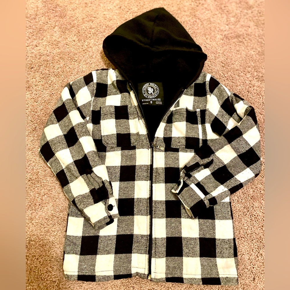 Boy’s Fleece Lined Flannel Jacket